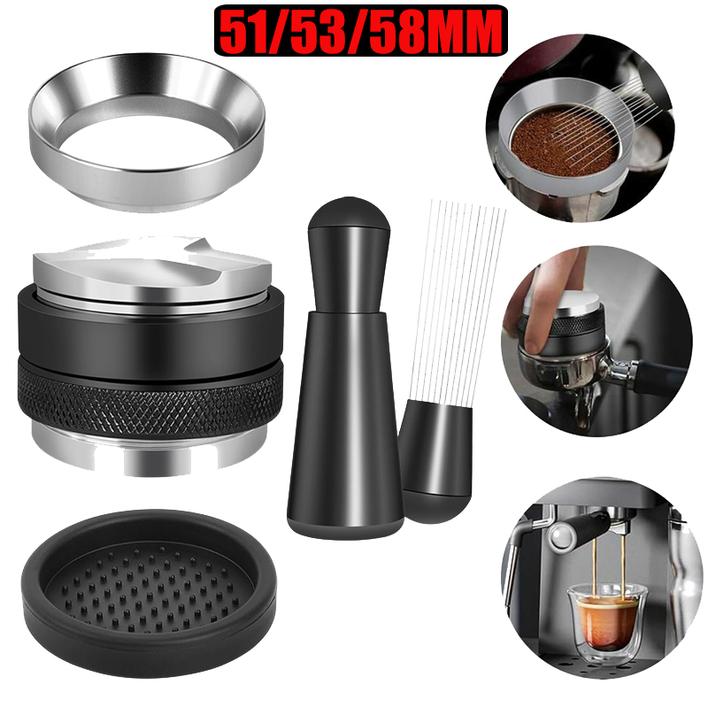 Coffee Tamper Leveler - Kit de acessórios para café expresso,