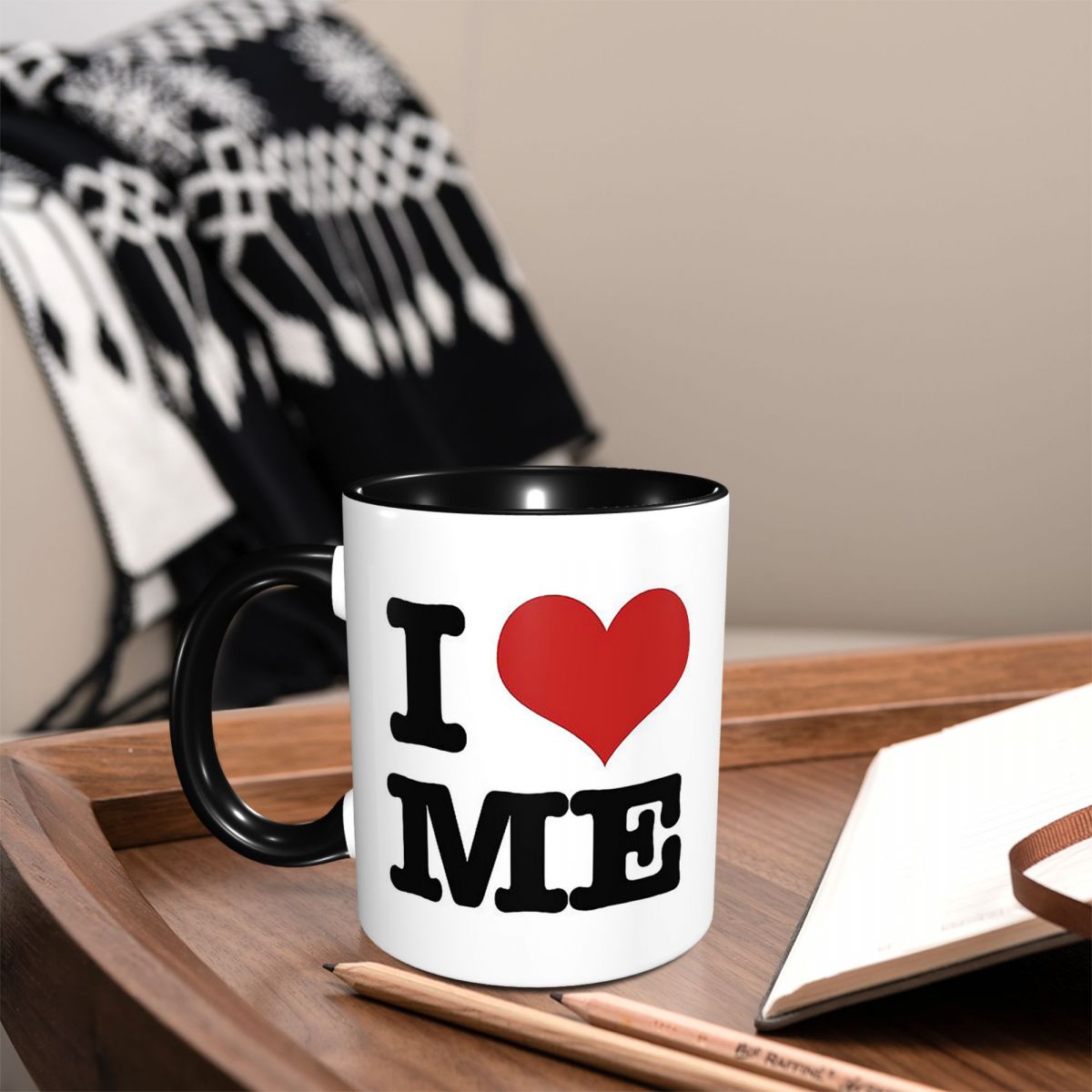 Coffee Tea And Me - Caneca I Love Me Engraçada de