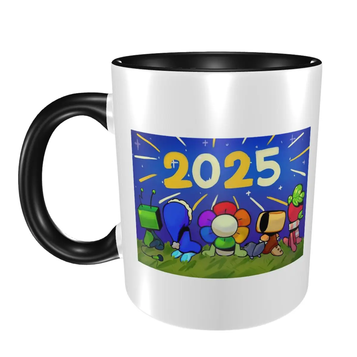 Coffee Tea World - Caneca de Cerâmica Engraçada Dandys World