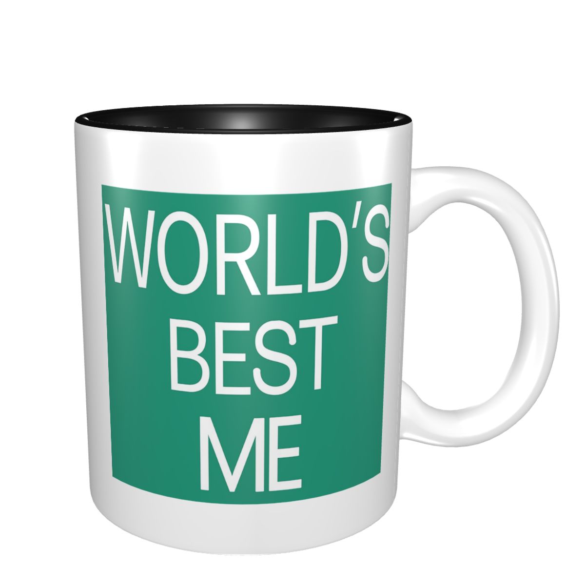 Coffee Tea And Me - Caneca Engraçada 'World's Best Me' em