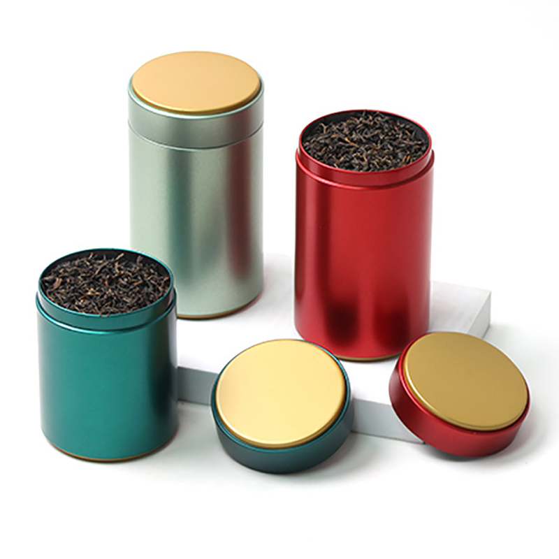 Tea Coffee Sugar Container - Portátil cor sólida selada caixa de