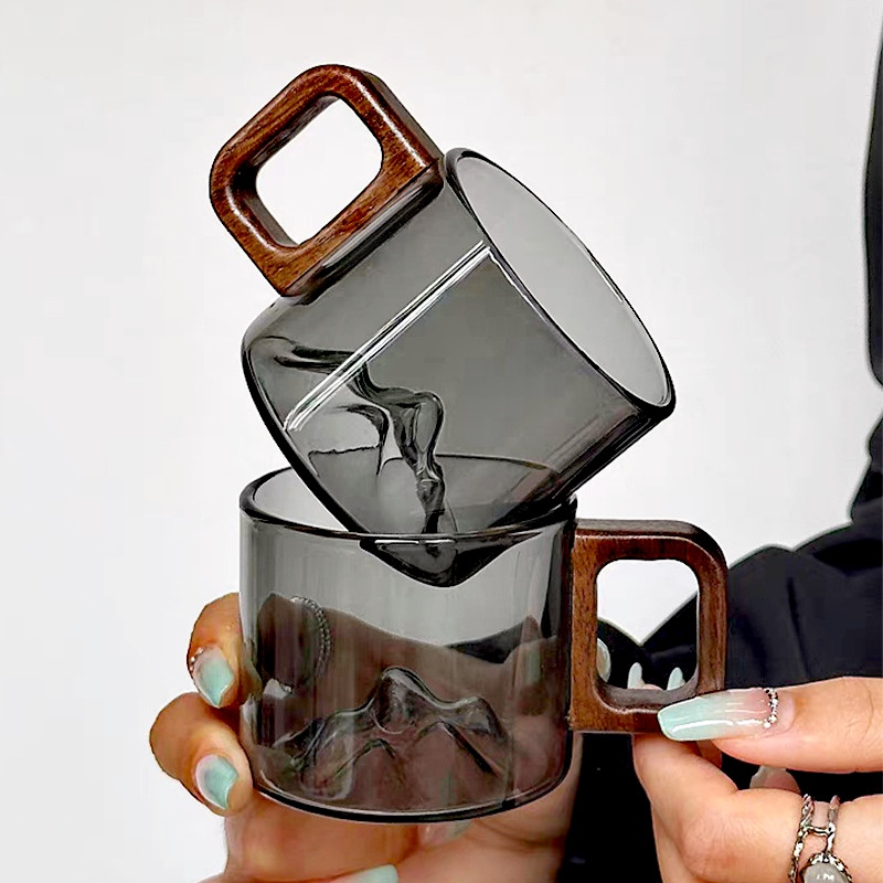 Coffee Tea Essentials - Pequena Capacidade Noz De Madeira Handle