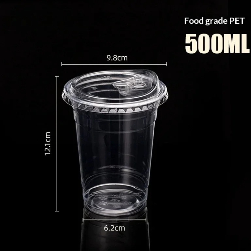 Coffee Tea Latte - Pacote com 10 Copos Plásticos Descartáveis
