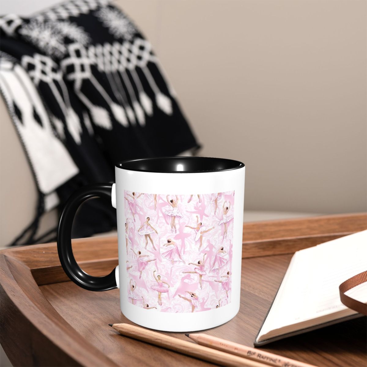 Coffee Tea And Me - Caneca de Cerâmica Engraçada para Dançarinas