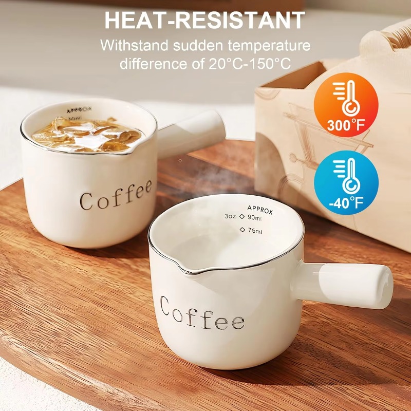 Coffee Tea Latte - Mini xícara de café de cerâmica