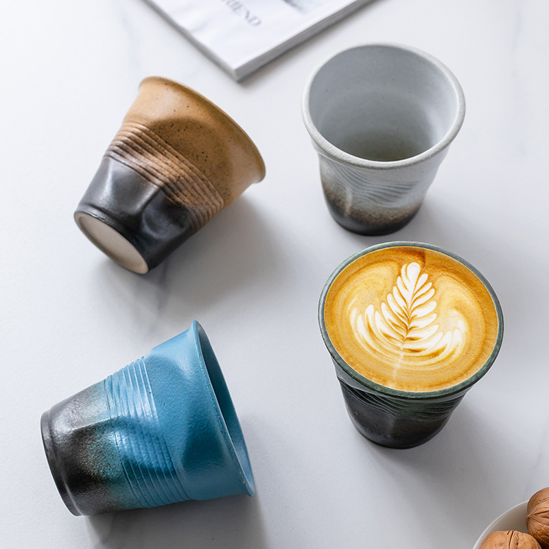 Coffee Tea Latte - Copo De Café De Cerâmica Áspera,