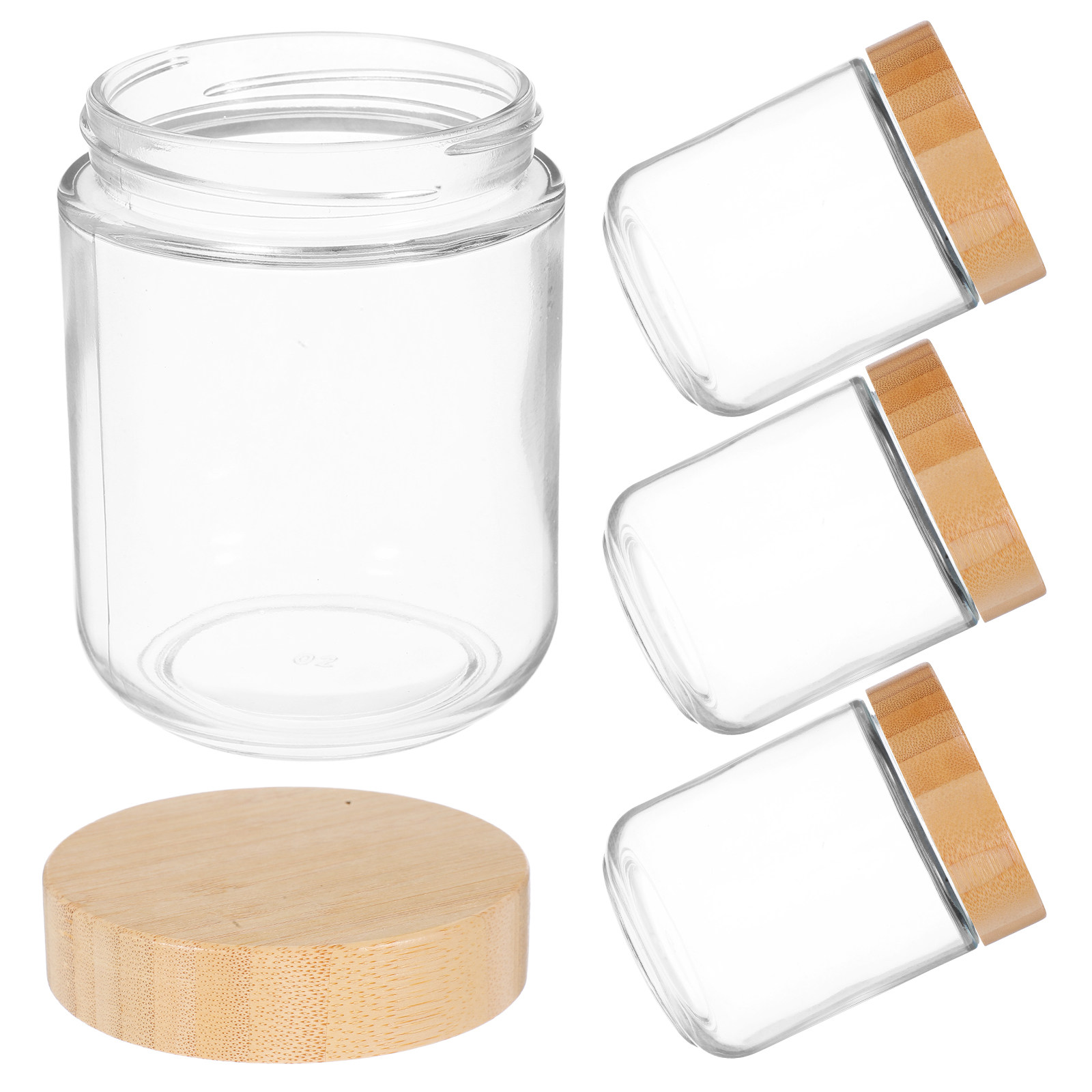Coffee And Tea Glass - 4 Potes de Vidro Resistentes com