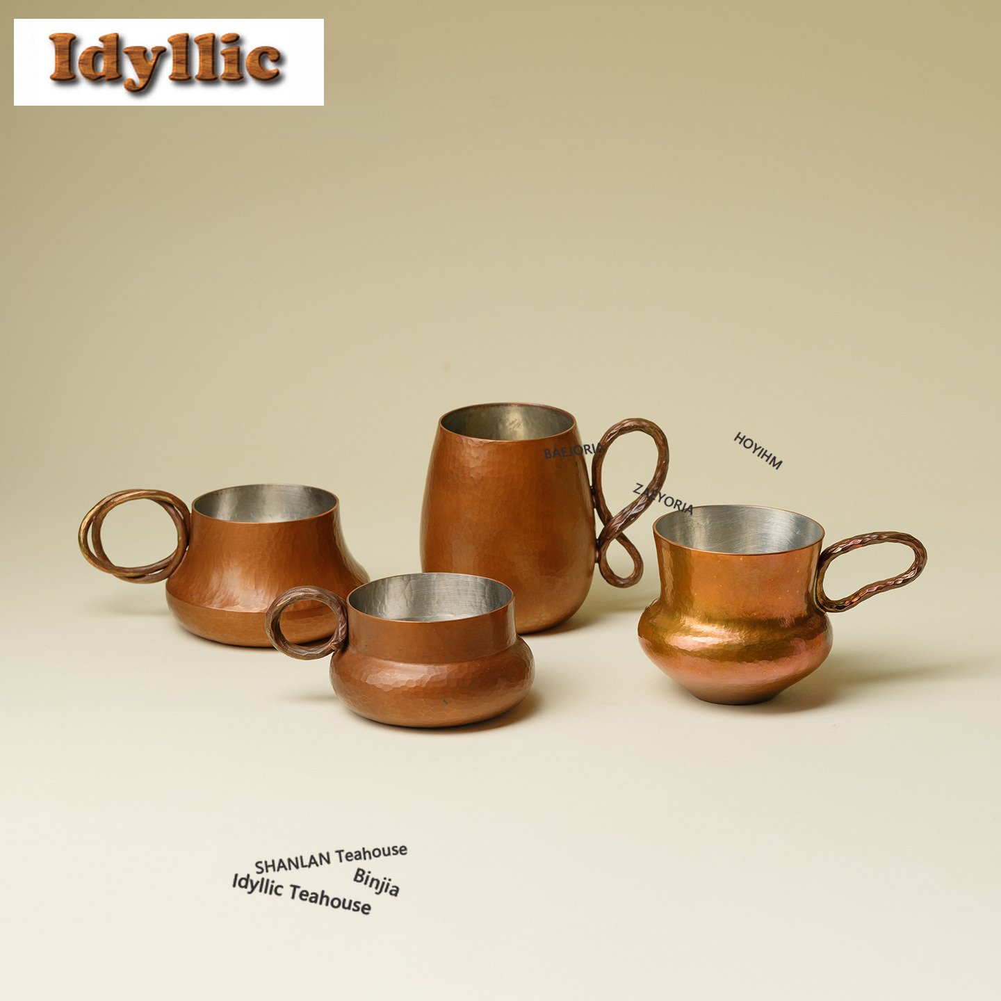 Coffee Tea Latte - HOYIHM Caneca de Café em Cobre