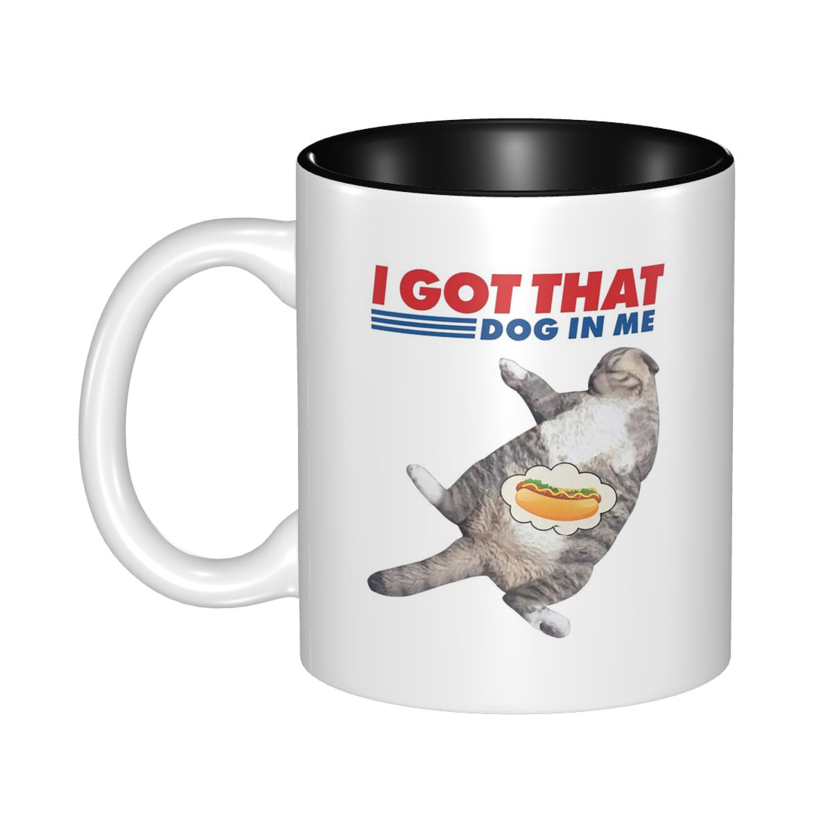 Coffee Tea And Me - Caneca Engraçada de Cerâmica com Estampa