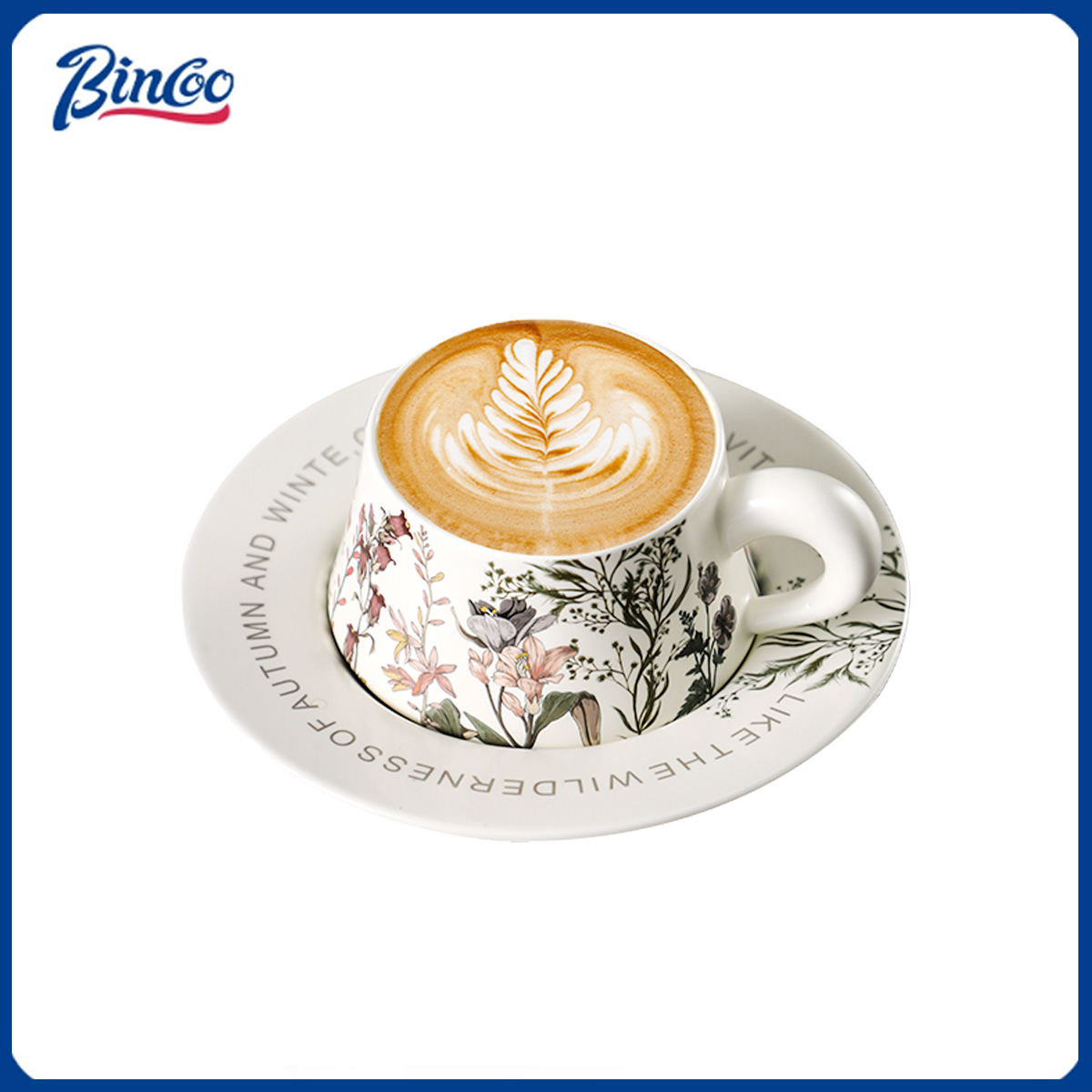 Coffee Tea Latte - Bincoo 260ml xícara de café cerâmica