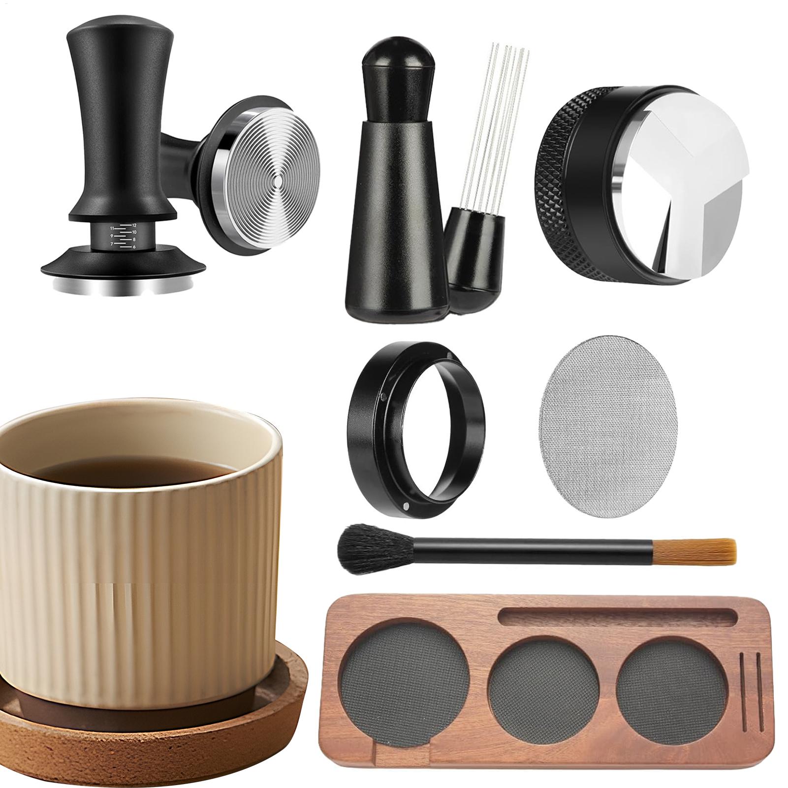 Coffee Tamper Leveler - Kit de Acessórios para Espresso com