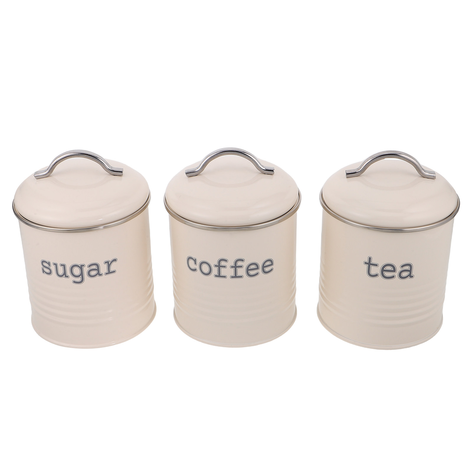 Tea Coffee Sugar Container - Conjunto de 3 Recipientes Herméticos para