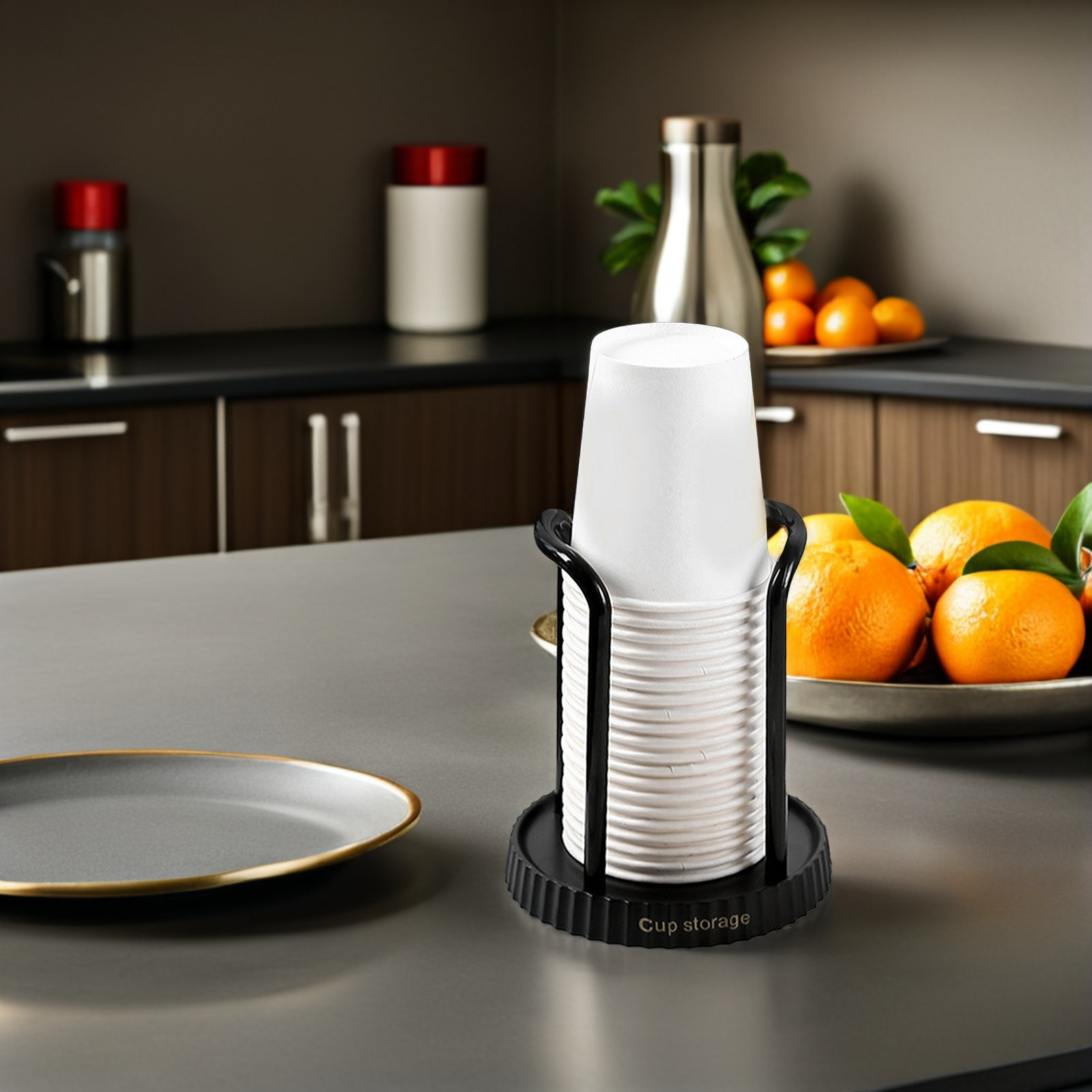 2 Peças Dispensador de Copos D - Dispenser Coffee And Tea avaliação e preço