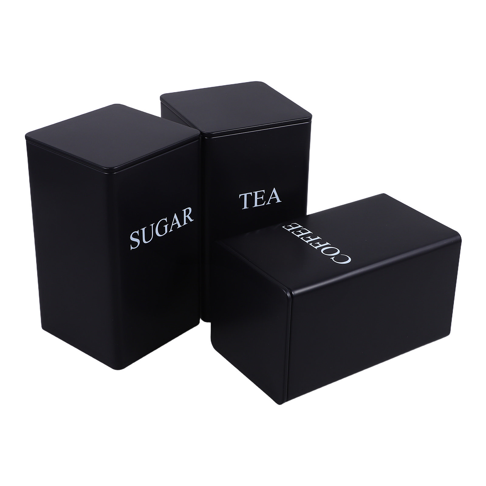 3 Peças de Recipientes de Meta - Tea Coffee Sugar Container avaliação e preço