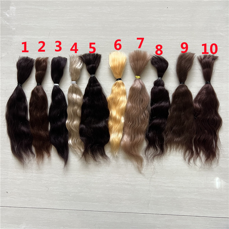 Perucas de Cabelo de Mohair Pu - Coffee Tea Difference avaliação e preço