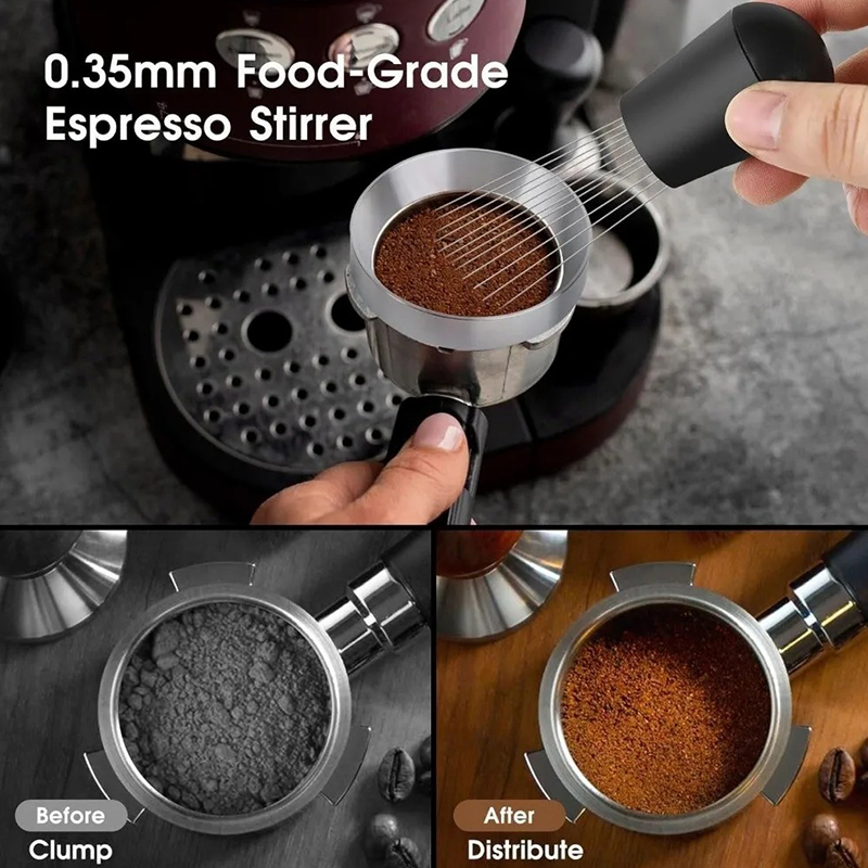 Kit de acessórios para café ex - Coffee Tamper Leveler avaliação e preço