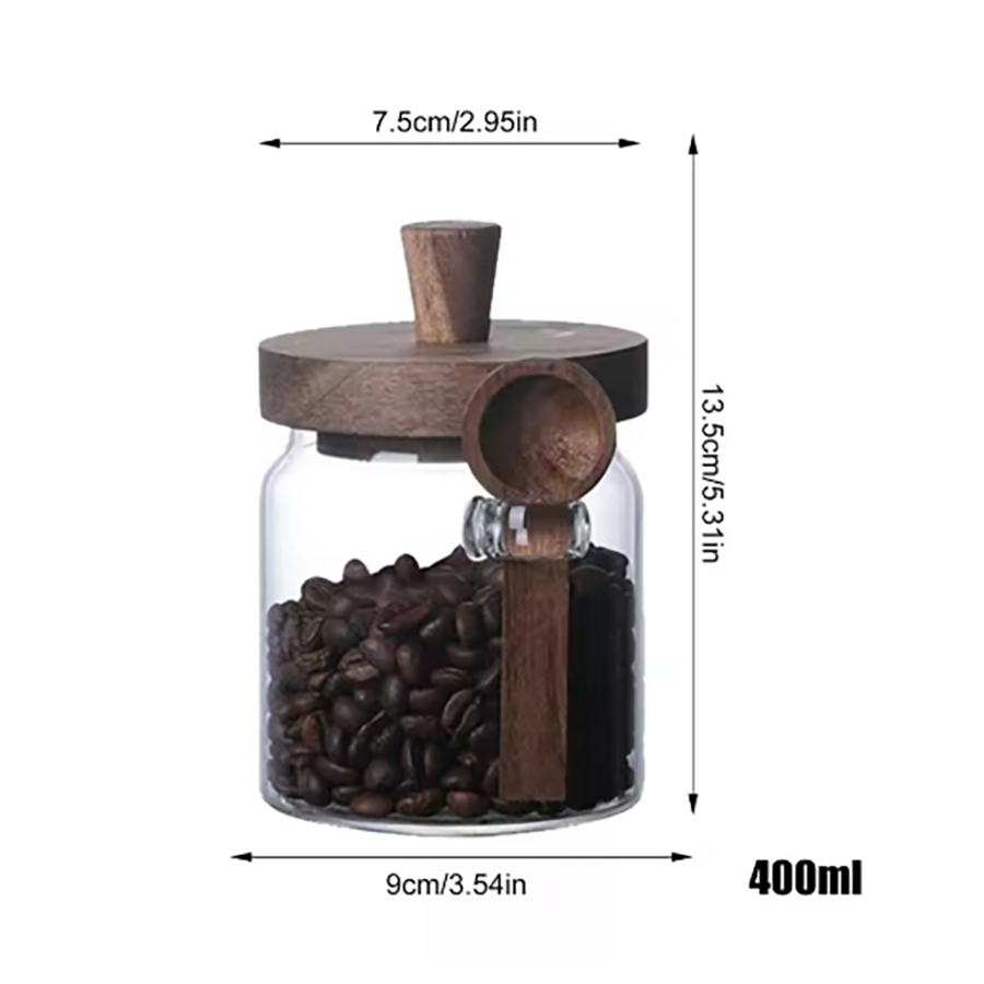 Recipientes de vidro para arma - Tea Coffee Sugar Container avaliação e preço