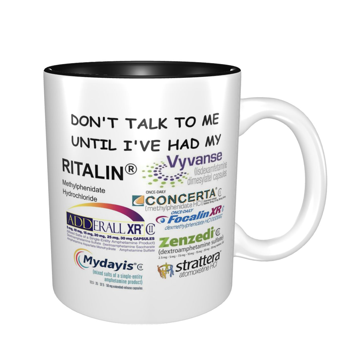 Caneca Engraçada 'Não Me Fale' - Coffee Tea And Me avaliação e preço