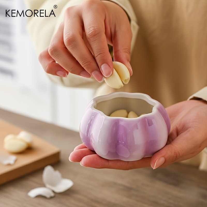 1 Pote de Cerâmica Roxo para A - Tea Coffee Sugar Container avaliação e preço