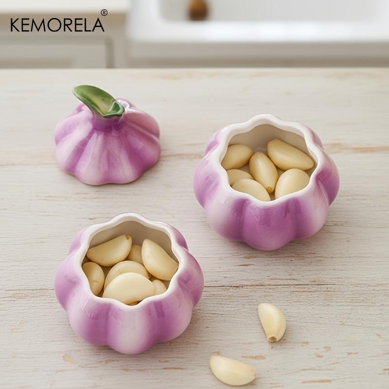 1 Pote de Cerâmica Roxo para A - Tea Coffee Sugar Container avaliação e preço