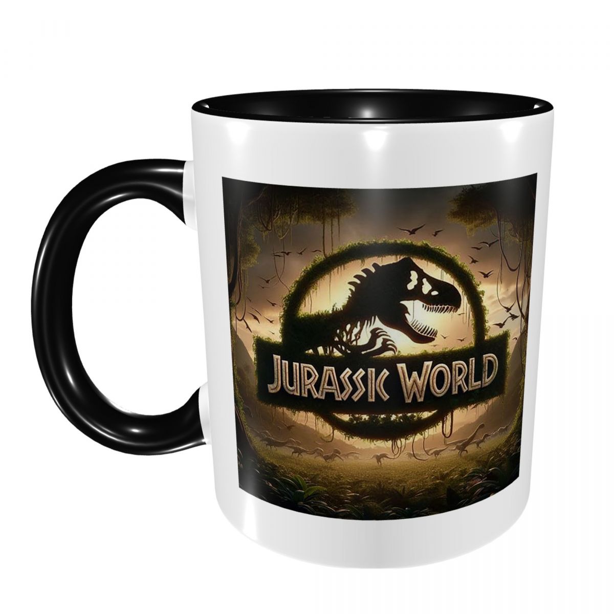 Caneca Engraçada Jurassic Worl - Coffee Tea World avaliação e preço