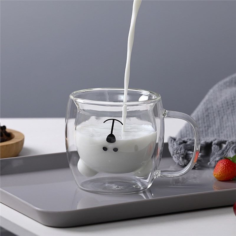 A76I - Canecas de Vidro Isolad - Coffee Tea Latte avaliação e preço
