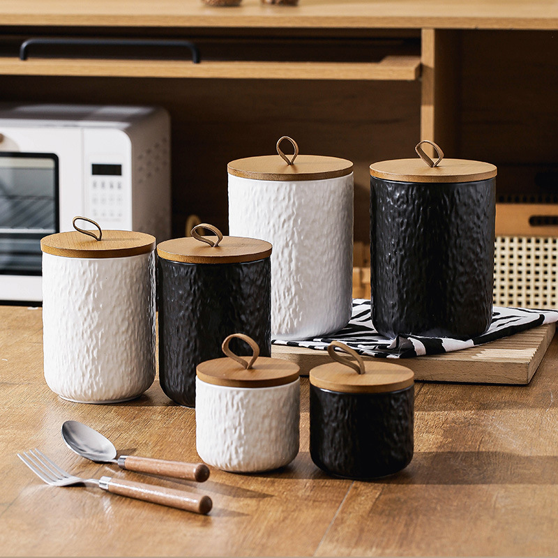Recipiente de cerâmica para ar - Tea Coffee Sugar Container avaliação e preço
