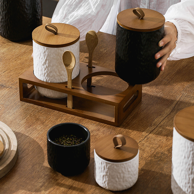 Recipiente de cerâmica para ar - Tea Coffee Sugar Container avaliação e preço