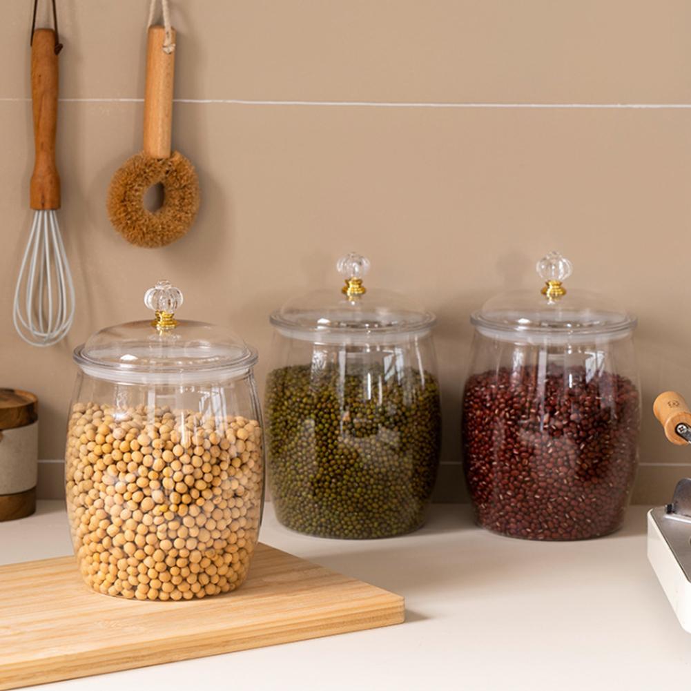 Grande Pote Plástico Transpare - Tea Coffee Sugar Container avaliação e preço