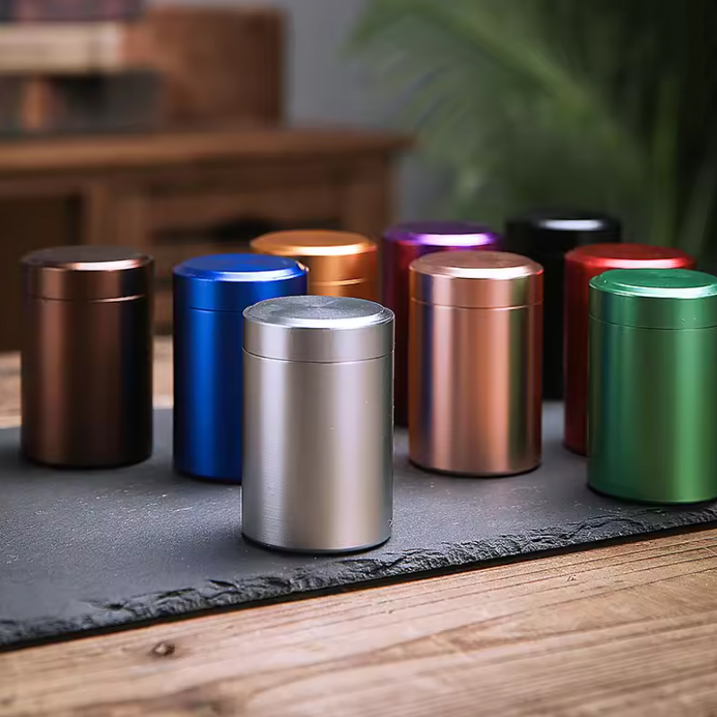 1/3 pçs mini caixa de metal aç - Tea Coffee Sugar Container avaliação e preço