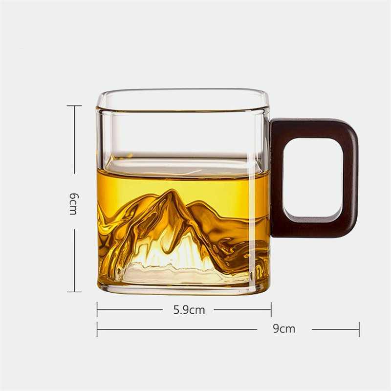 Caneca de café quadrada de vid - Coffee Tea Latte avaliação e preço