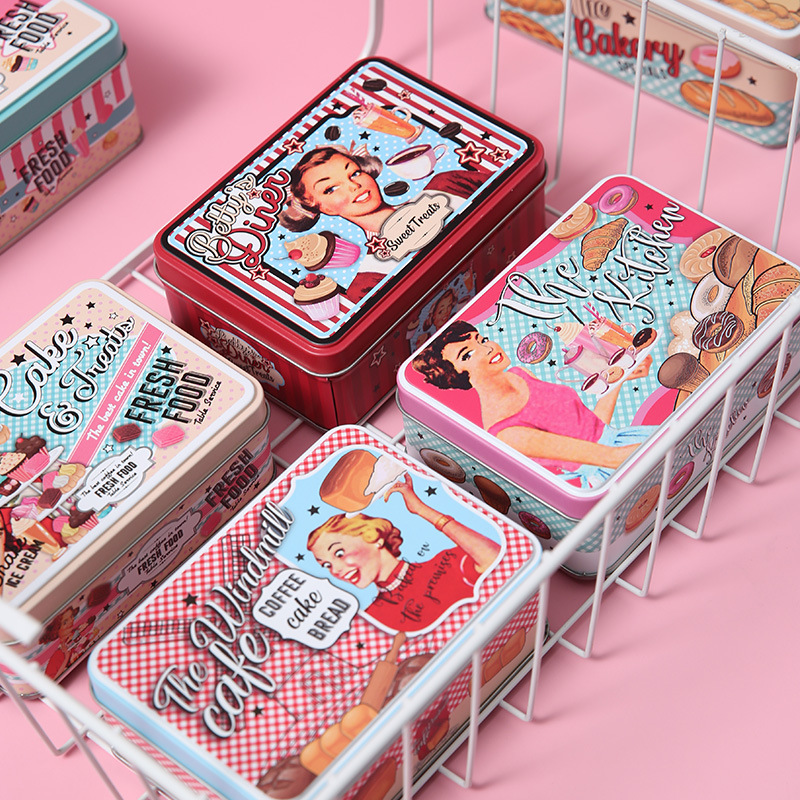 Menina Bolo Padrão Sobremesa R - Tea Coffee Sugar Container avaliação e preço