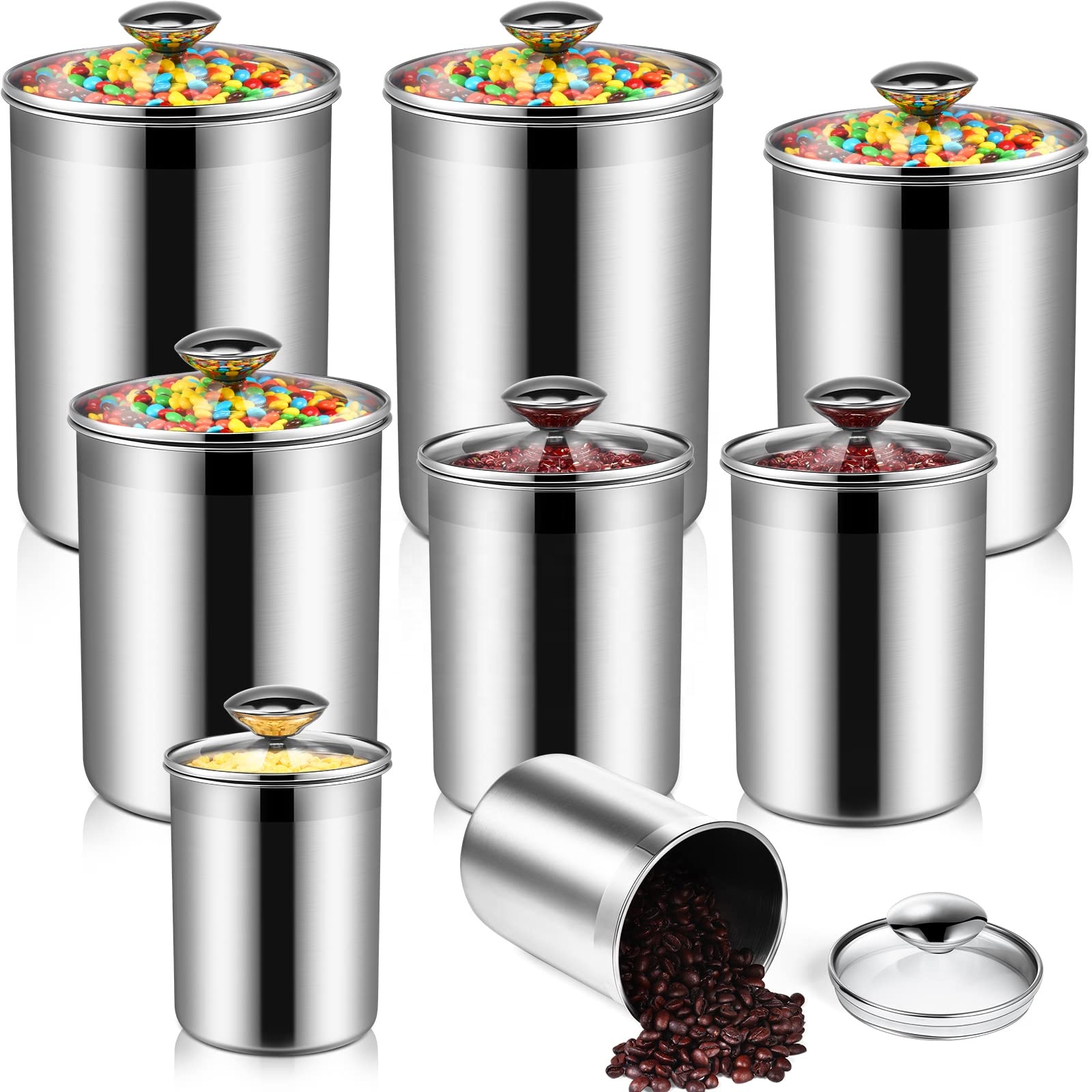 Recipientes de armazenamento d - Tea Coffee Sugar Container avaliação e preço