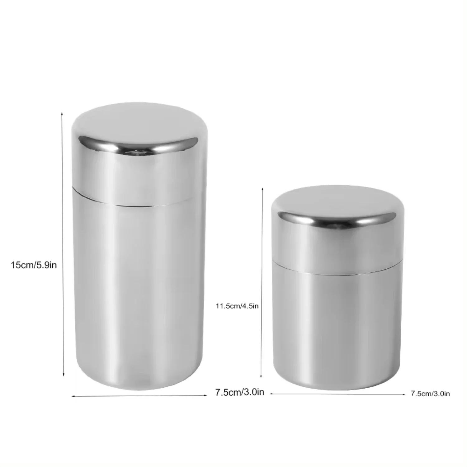 Latas de folhas de chá de aço  - Tea Coffee Sugar Container avaliação e preço