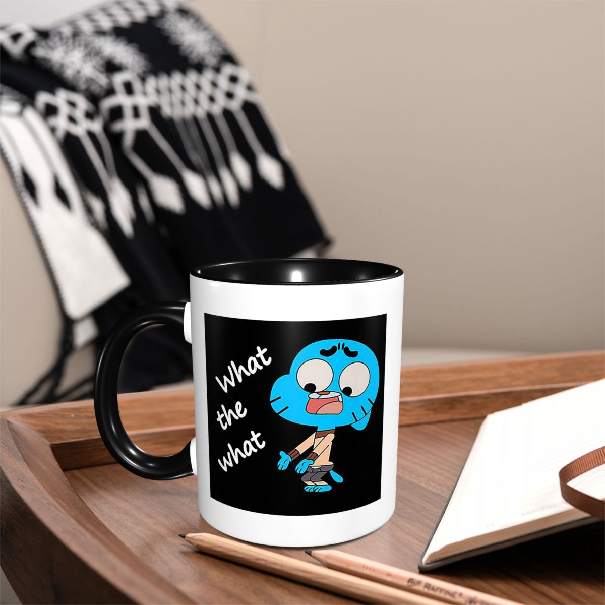 Caneca Engraçada de Cerâmica T - Coffee Tea World avaliação e preço