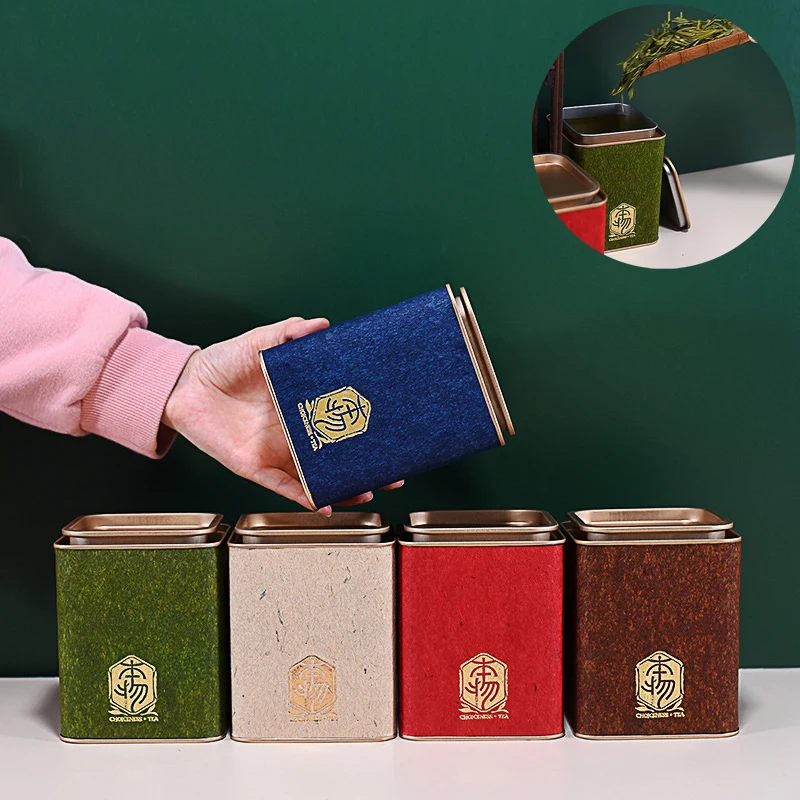 Recipientes da lata do chá da  - Coffee Jasmine Tea avaliação e preço