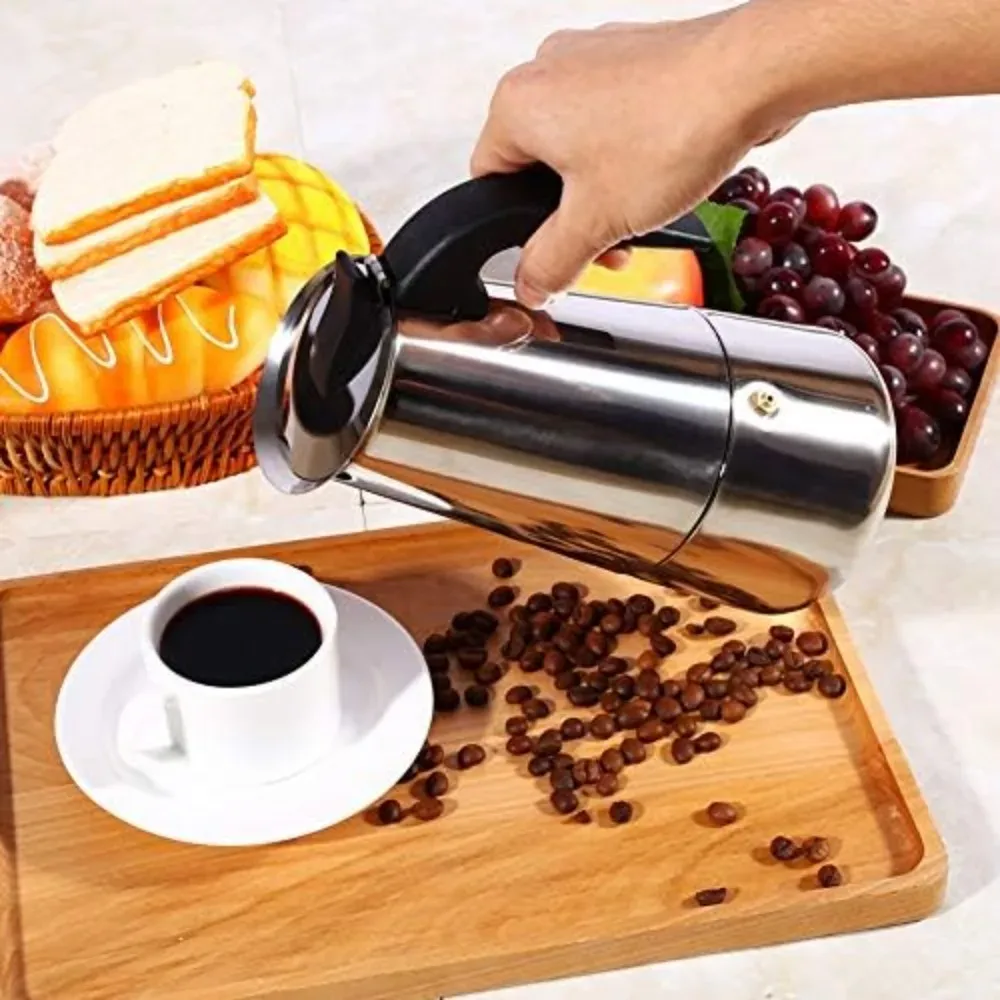 Cafeteira Mocha de Aço Inoxidá - Coffee Tea Latte avaliação e preço