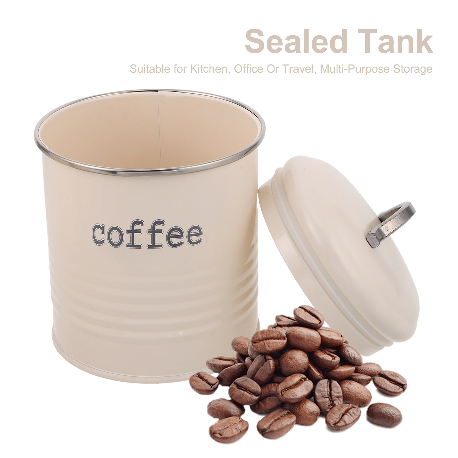 Conjunto de 3 Recipientes Herm - Tea Coffee Sugar Container avaliação e preço