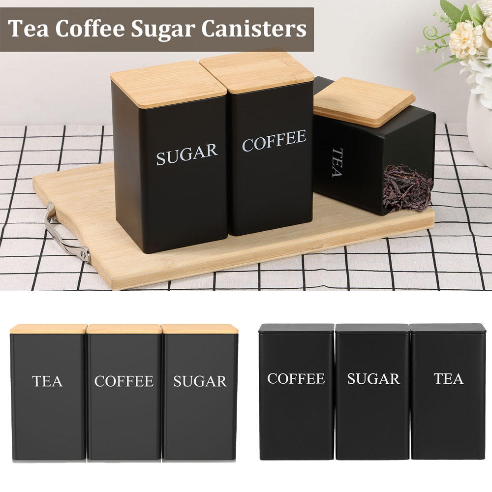 Jarra de armazenamento de grão - Tea Coffee Sugar Container avaliação e preço