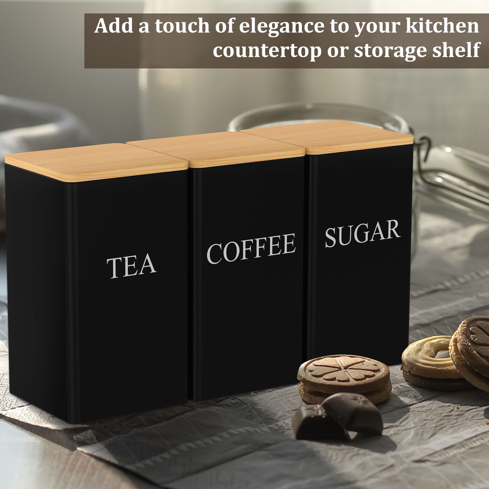 Jarra de armazenamento de grão - Tea Coffee Sugar Container avaliação e preço
