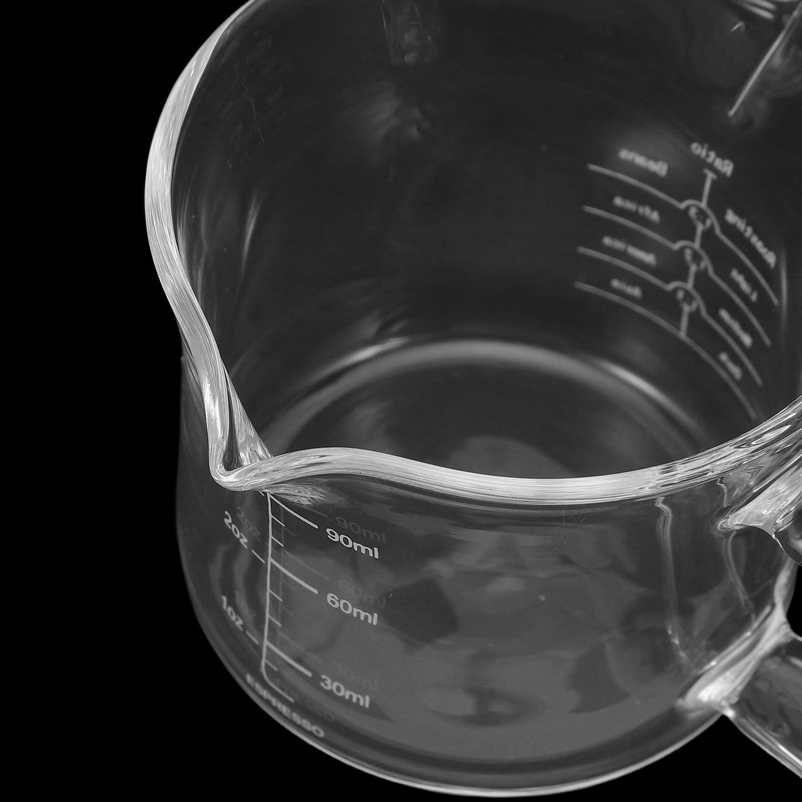Copo Medidor de Vidro com Bico - Coffee And Tea Glass avaliação e preço
