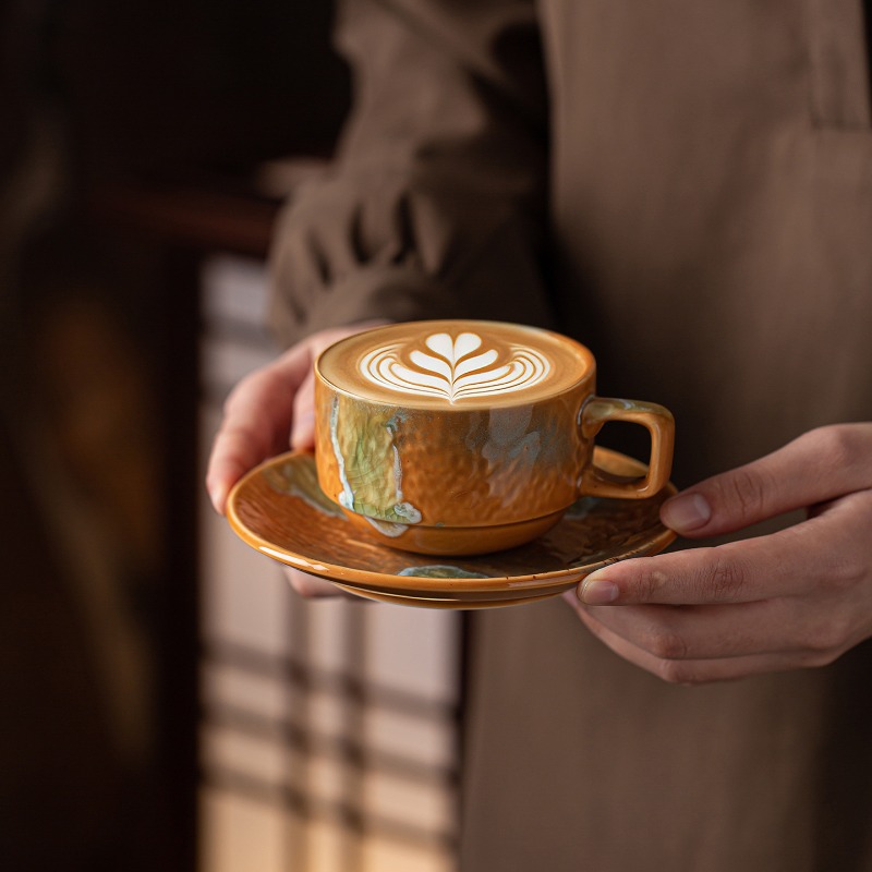 Conjunto de Xícara e Prato de  - Coffee Tea Latte avaliação e preço
