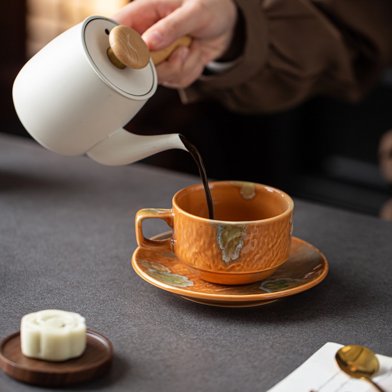 Conjunto de Xícara e Prato de  - Coffee Tea Latte avaliação e preço