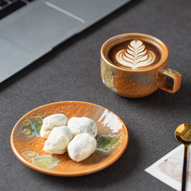 Conjunto de Xícara e Prato de  - Coffee Tea Latte avaliação e preço